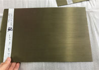 Perunggu terang dan warna perunggu gelap. Plat Aluminium Anodized Untuk Panel Surya