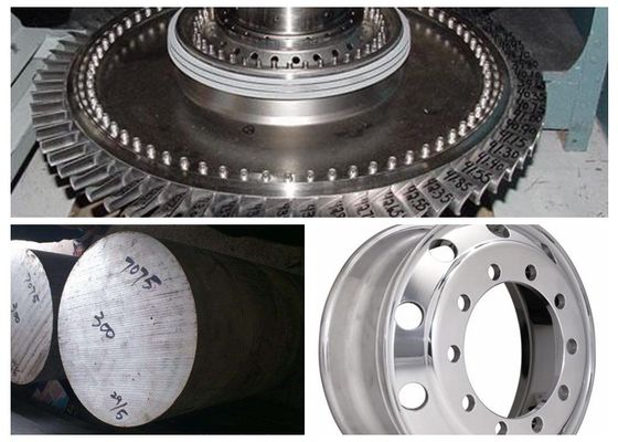 Kekuatan Tinggi 7075 Billet Aluminium, Alloy 7075 Forged Aluminium AlZn5 5MgCu