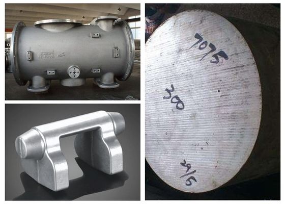 A97475 AlZn5.5MgCu Billet Aluminium Bar Stock Homogenitas Tinggi / Kemurnian